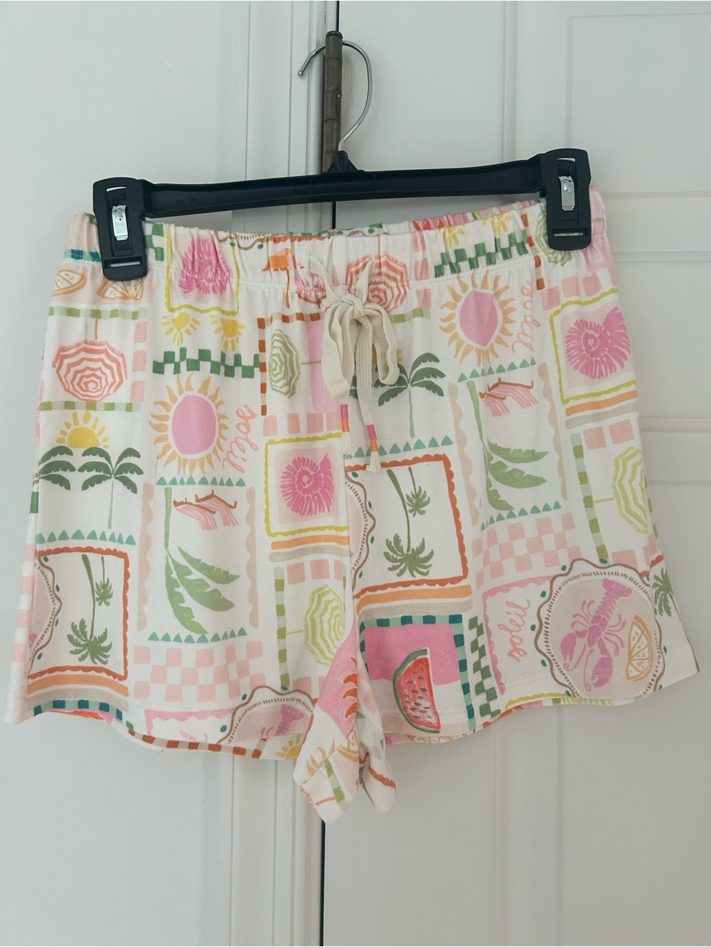 Z Supply Pastel Printed Drawstring Lounge Shorts